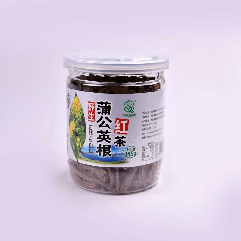 珍世奇 长白山野生蒲公英根茶红茶 145g/瓶