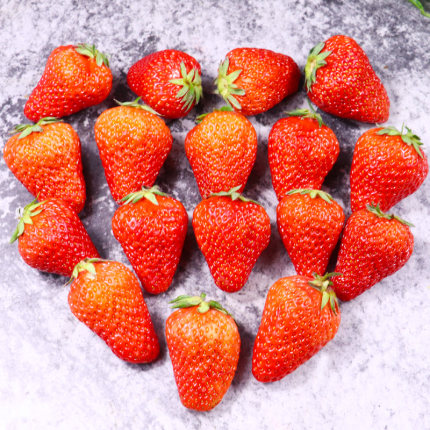 新胜庄园优质久久大草莓 新鲜水果